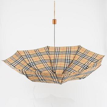 Burberry, an umbrella.
