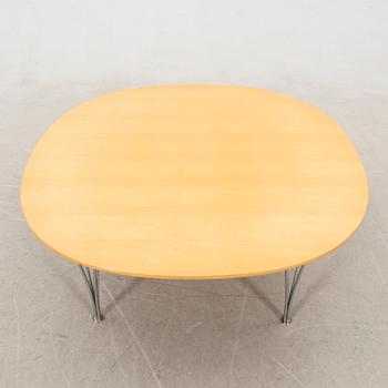 Bruno Mathsson & Piet Hein, coffee table, "Superellipse", Fritz Hansen, Denmark,