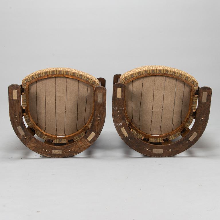 Pair of early 20th-century armchairs.