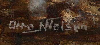 OTTO NIELSEN, olja på duk, sign.