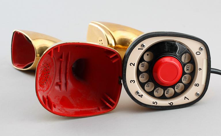 TELEFON, plast, "Kobra", LM Ericsson, 1900-talets andra hälft.