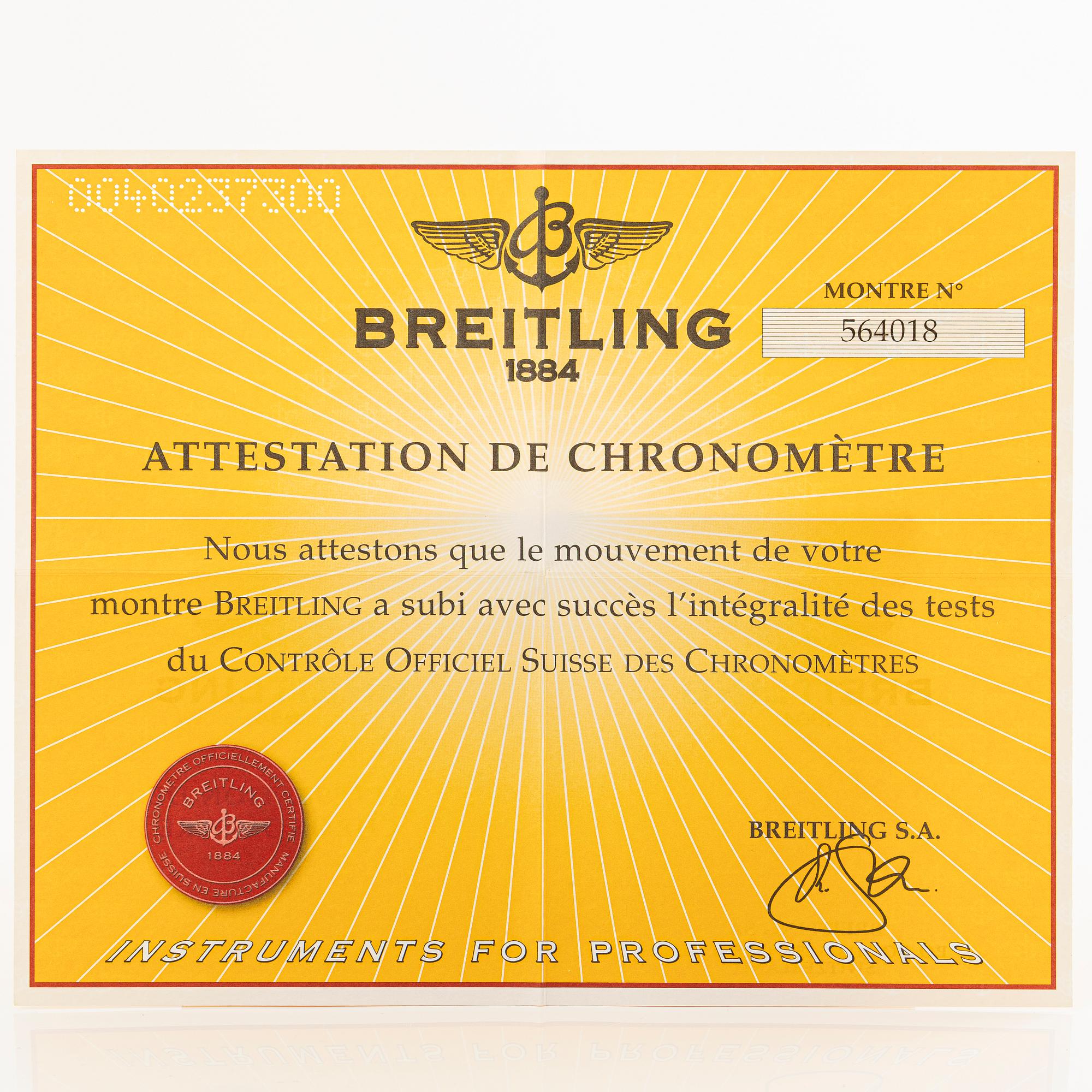 Breitling, Callisto, wristwatch, 34.4 mm.