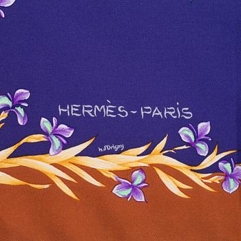 Hermès, scarf, "Cheval Fleuri".