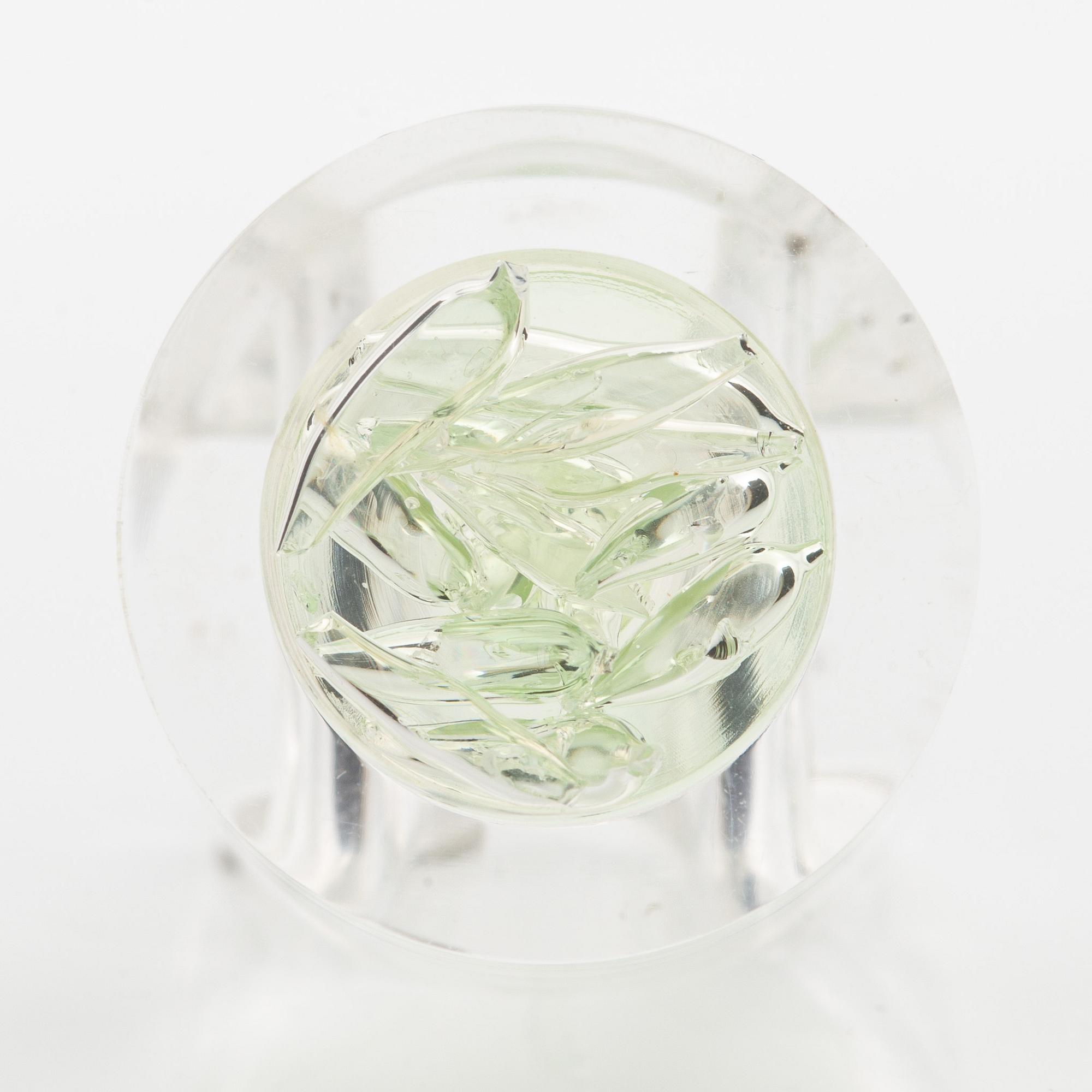 Siv Lagerström, three rings, acrylic plastic, 1970s.
