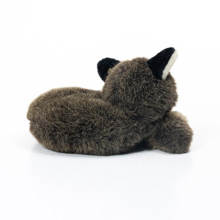 Steiff, leksaksdjur, 7 st, 1900-talets andra hälft.