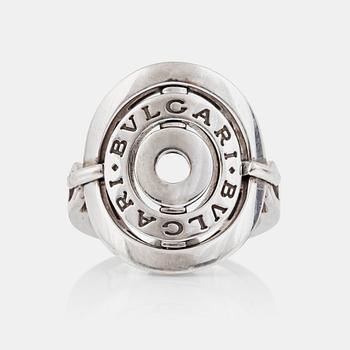 1301. A Bulgari Cerchi shield ring.