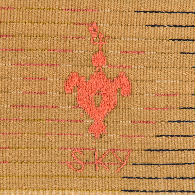 Ryijy, Keski-Häme-malli, päivätty 1708-1930, valmistaja Suomen Käsityön Ystävät. Noin 219x136 cm.