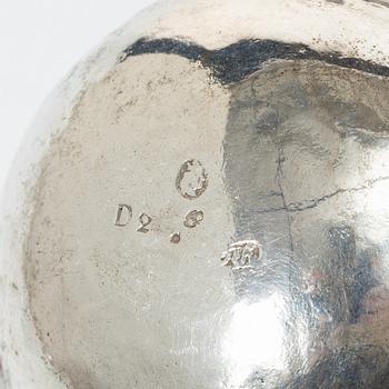 Silver, 10 pieces, Sweden, including a spoon by Gustaf Georg Rehnberg, Norrköping 1811.
