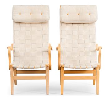 93. Bruno Mathsson, A PAIR OF ARMCHAIRS.