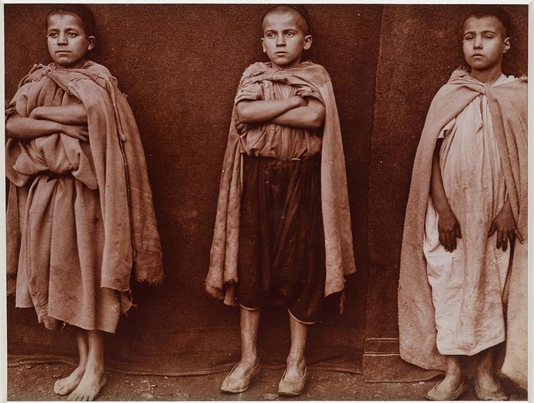 12 photographs of Kabylian children, ca 1910.