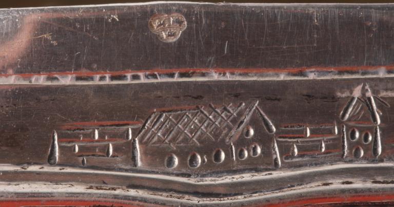 DOSA, silver, rokokostil, 1800-tal.