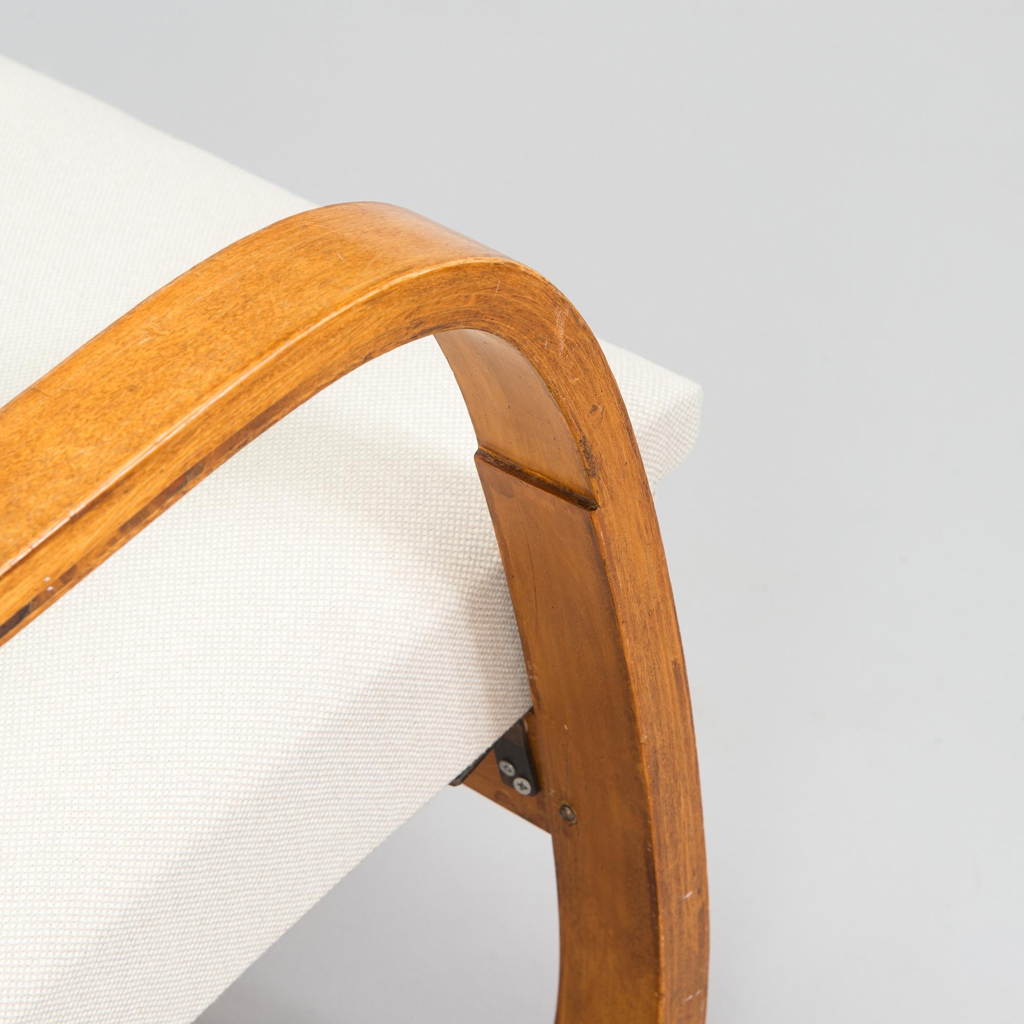 Alvar Aalto, A 1930/1940s armchair, model 36, for O.Y Huonekalu- ja Rakennustyötehdas A.B.