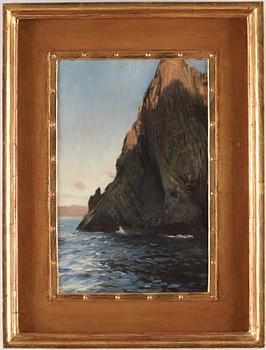 Anders Zorn, "Nordkap i midnattssol" (North Cape in Midnight Sun).