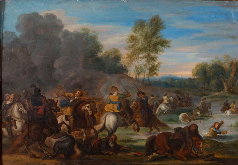 LAMBERT DE HONDT, attributed painting.