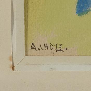 André Lhote, ANDRÉ LHOTE, signed A. Lhote. Also signed verso and dated 1943 water colour.