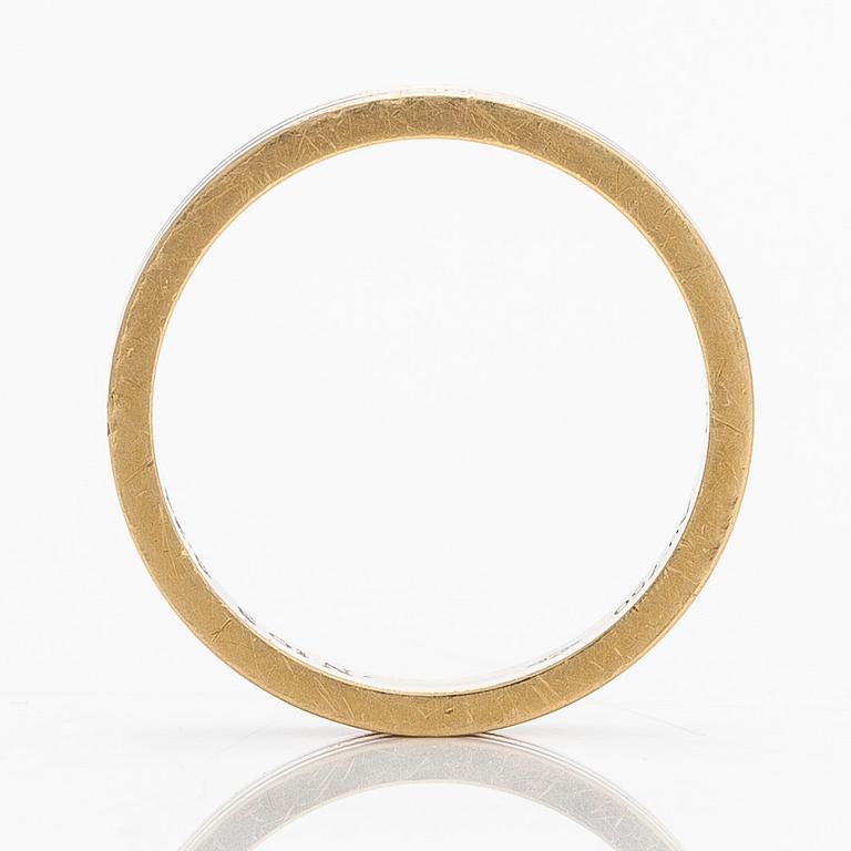 Cartier, an 18K three-colour gold "Vendôme Louis Cartier" ring.