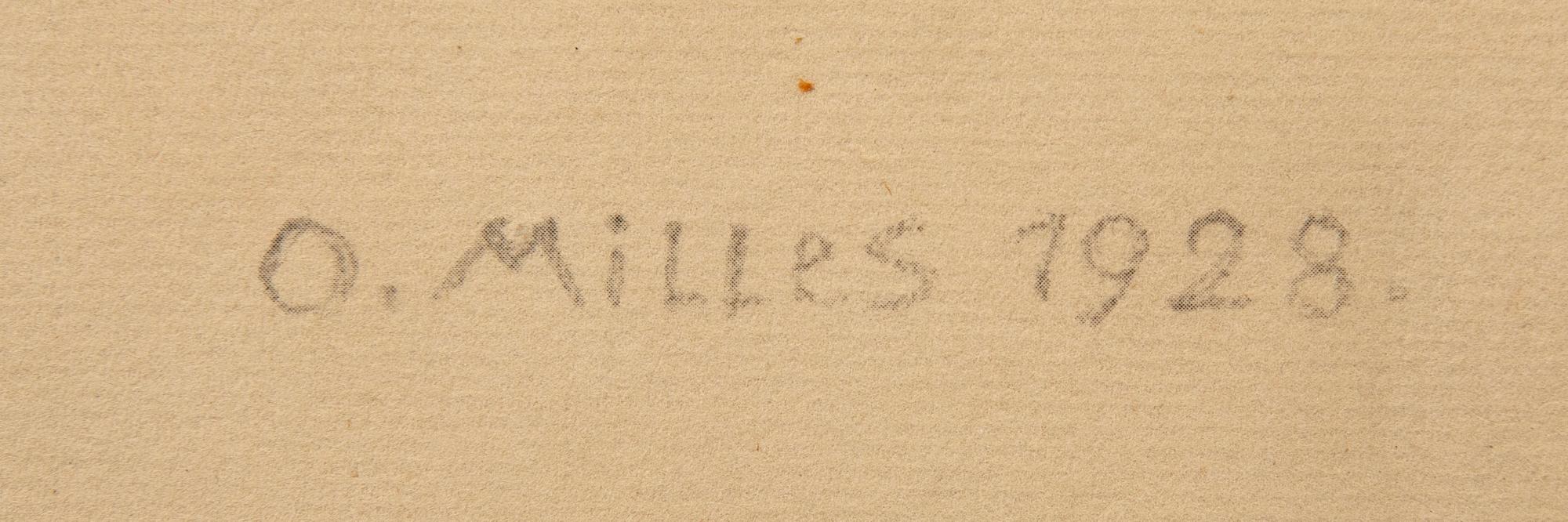 Olga Milles, Sketch.