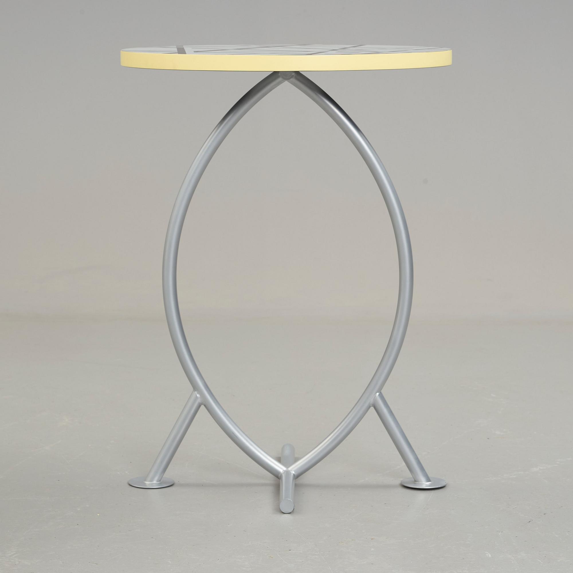 Michele De Lucchi, MICHELE DE LUCCHI, a "Cairo" occasional table for Memphis, Milan, post 1986.