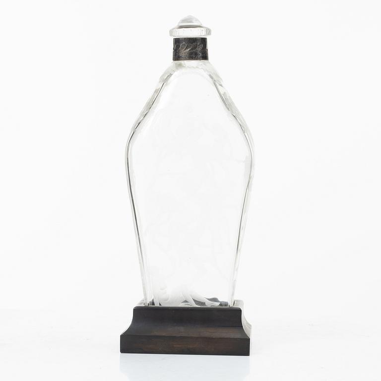 Simon Gate, a bottle with stopper, Orrefors.