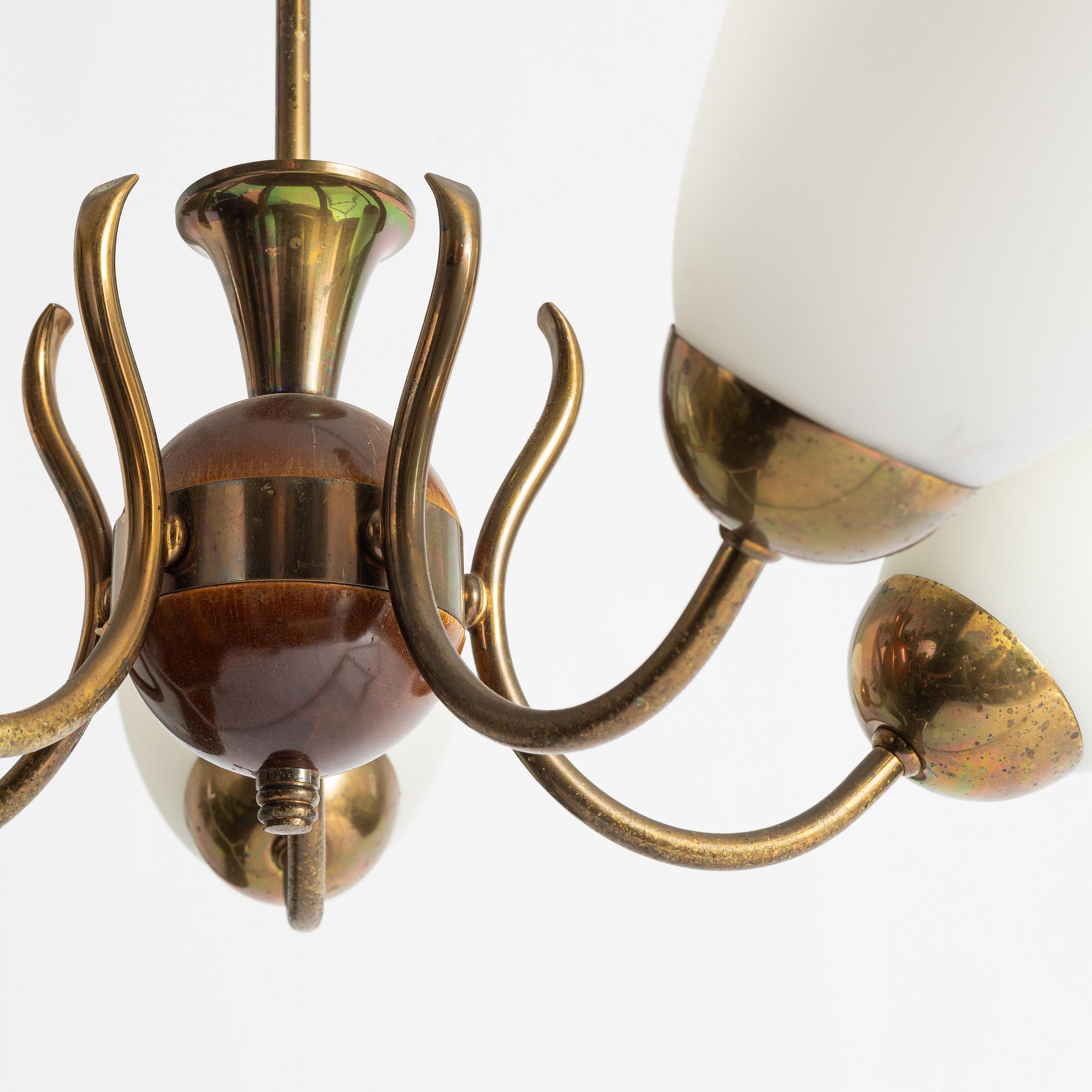 A ceiling lamp, Swedish Modern, 1940s/50s.