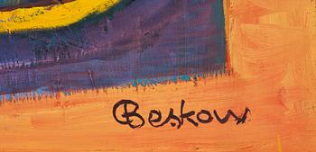 Bo Beskow, olja på duk, signerad.