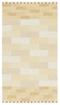 MARIANNE RICHTER, carpet, flat weave, "Muren, sandfärgad", 227 x 126 cm, signed AB MMF MR.