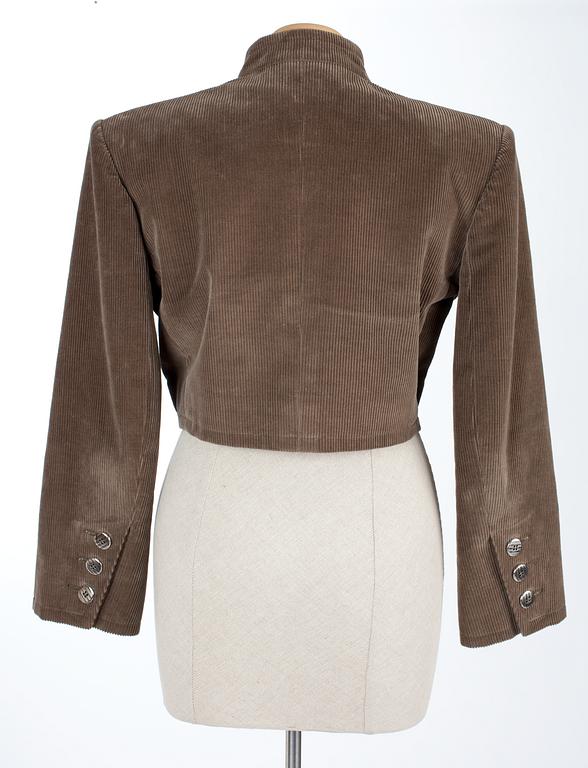 YVES SAINT LAURENT, bolero, 1980-tal,