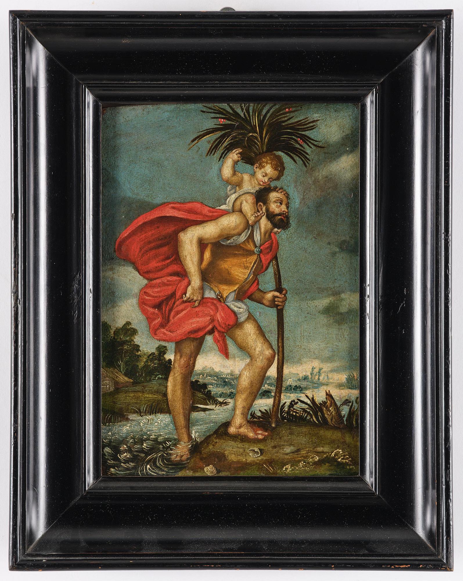 Adriaen Isenbrandt, circle of/follower of, St Christopher.