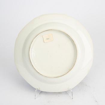 Djupa tallrikar 5 st Kina omkring 1800 porslin.