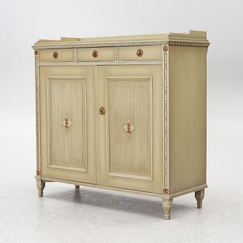A late-Gustavian sideboard, Sweden, around 1800.