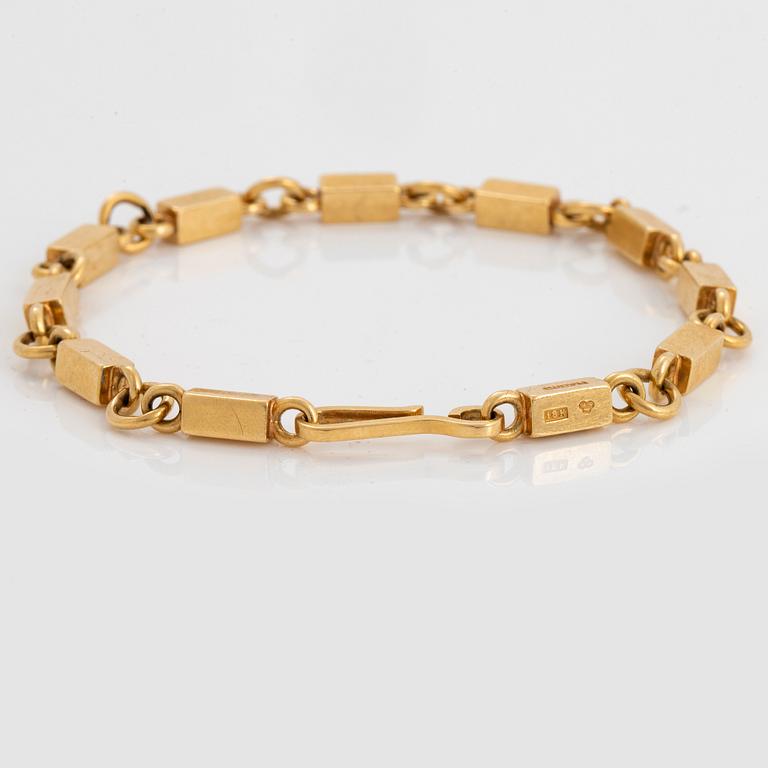 Wiwen Nilsson, armband, Lund 1961, 18k.