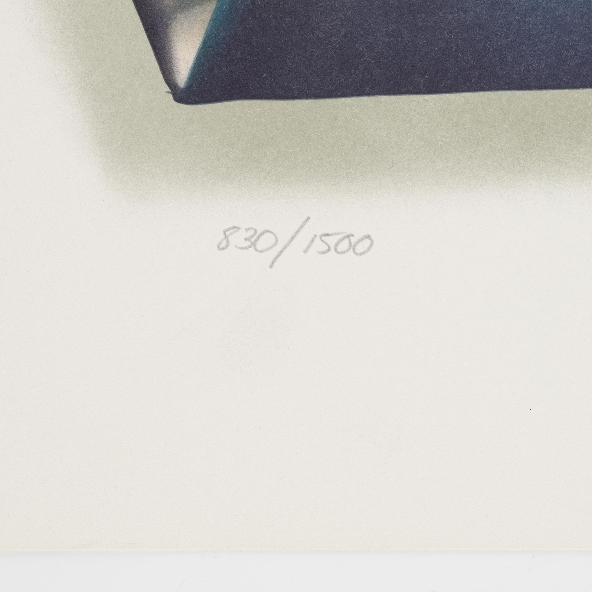 Yrjö Edelmann, two lithographs in colour, 'Heaven and Ocean', signed and numbered 830/1500.