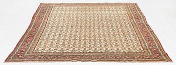An antique Agra carpet Of Mughal 'Shrub' design, northern India, c. 270 x 180 cm.