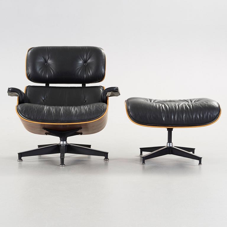 CHARLES & RAY EAMES, "Lounge chair with ottoman", Herman Miller.
