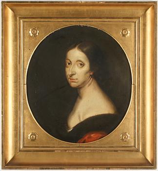 826. Abraham Wuchters Follower of, "Queen Kristina" (1626-1689).