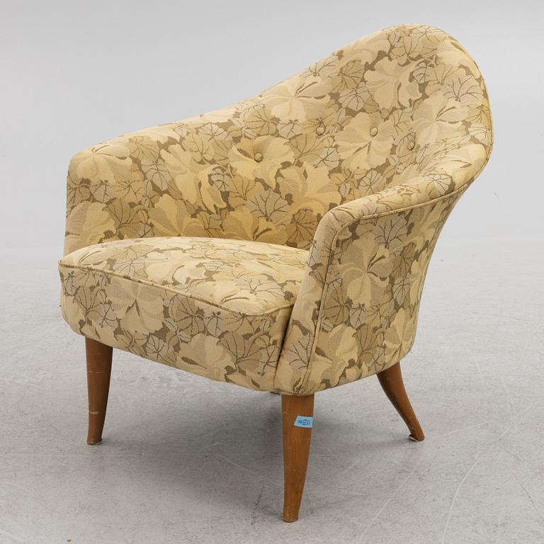 Kerstin Hörlin-Holmquist, a 'Lilla Adam' armchair from 'Paradiset', Triva, Nordiska Kompaniet, mid-20th Century.