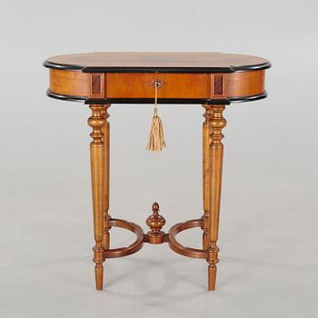 A sewing table, late 19th century.