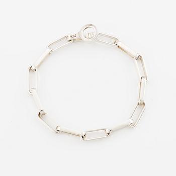 Karl-Ingemar Johansson, a silver necklace and bracelet, Gothenburg 1965.