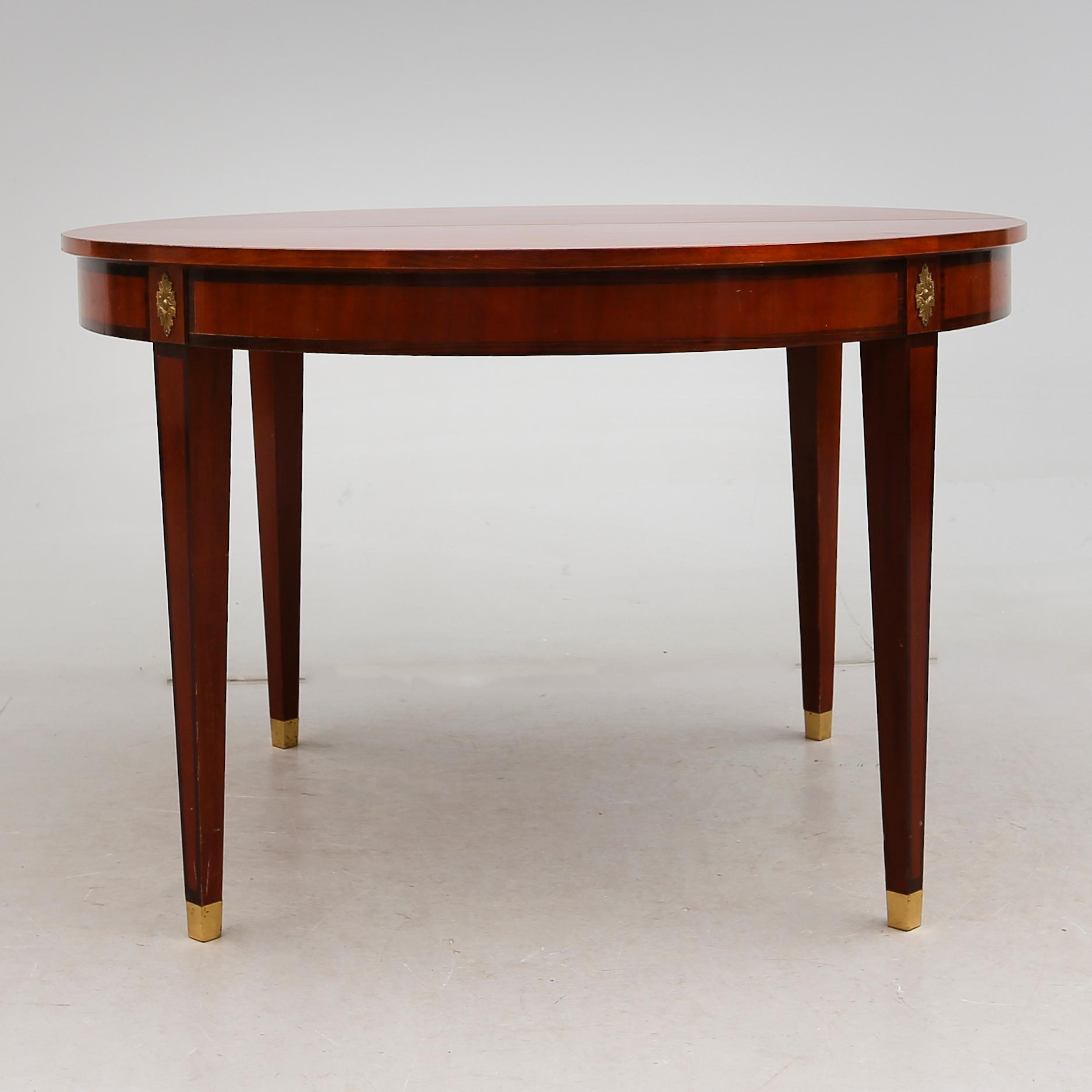 MATSALSBORD, gustaviansk stil, 1900-talets andra hälft.