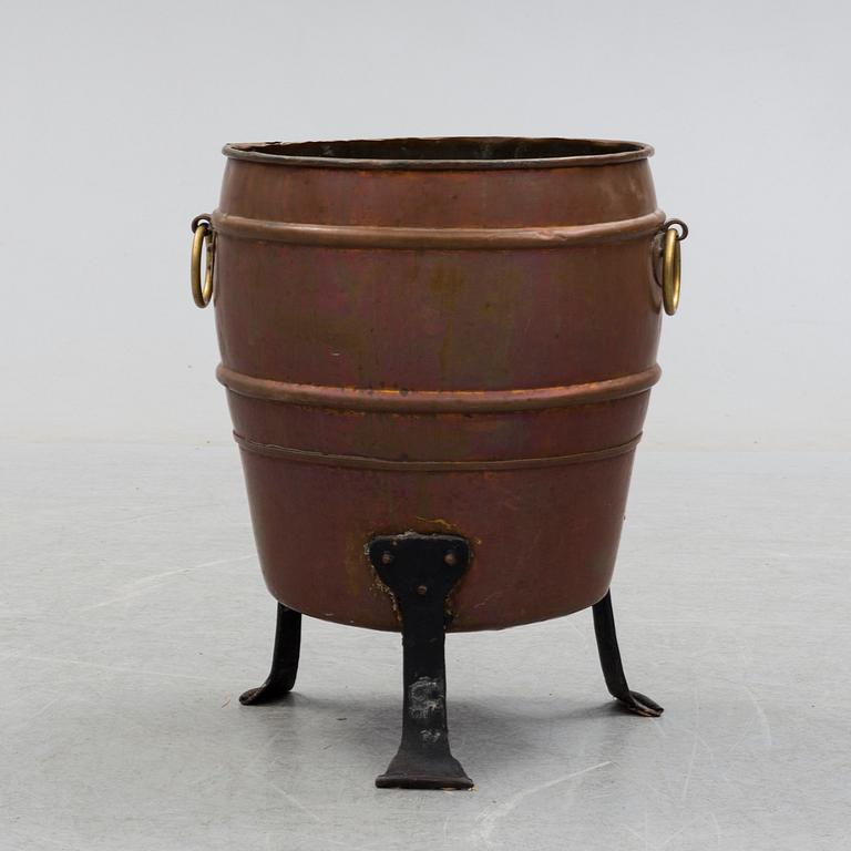 A copper barrel circa 1900.