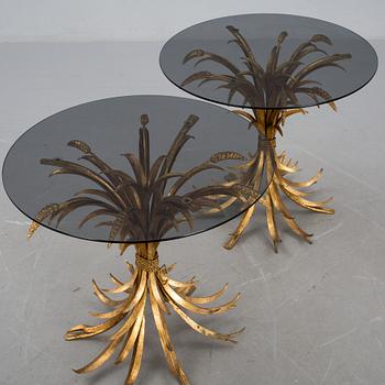 BORD, ett par, glas, 1970-tal.