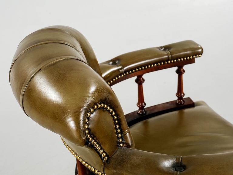 A arm chair from the latter half of the 20th century.