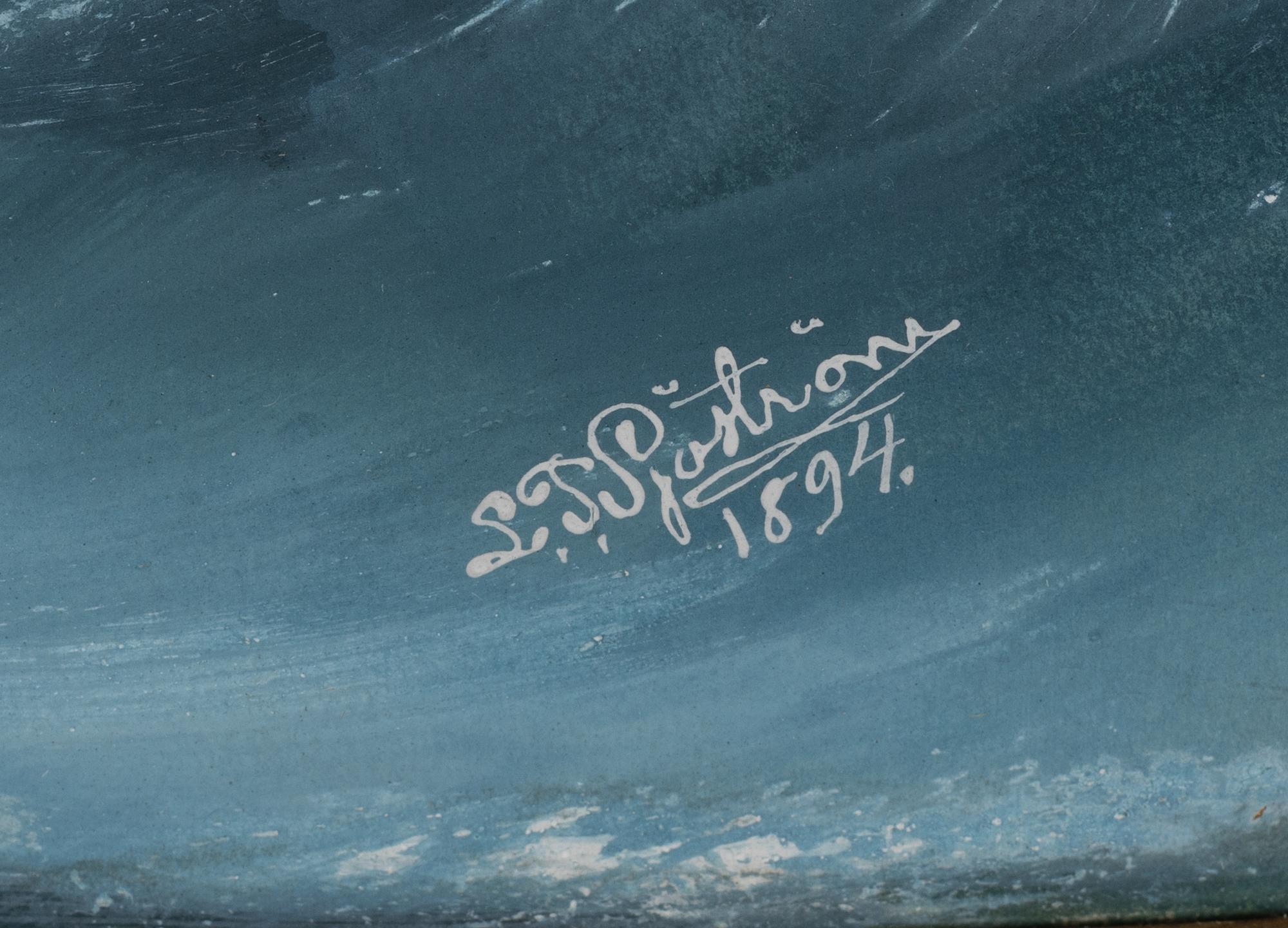 Lars Petter Sjöström, Råsegelskonaren "Amycalene" från Helsingborg (Kaptn E Johansson).