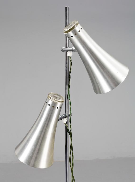 GOLVLAMPA, metall, Vitrika, Danmark, 1960-tal.