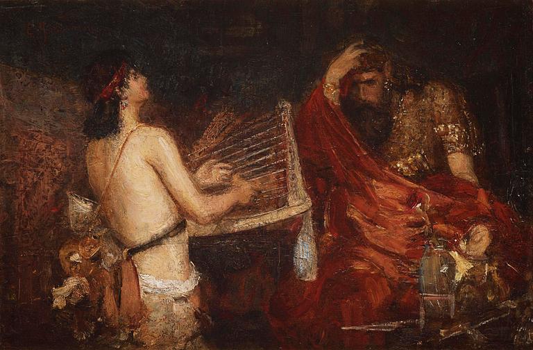 Ernst Josephson, "David och Saul".