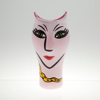 VAS, glas, Ulrica Hydman-Vallien, Kosta Boda. Signerad och numrerad.