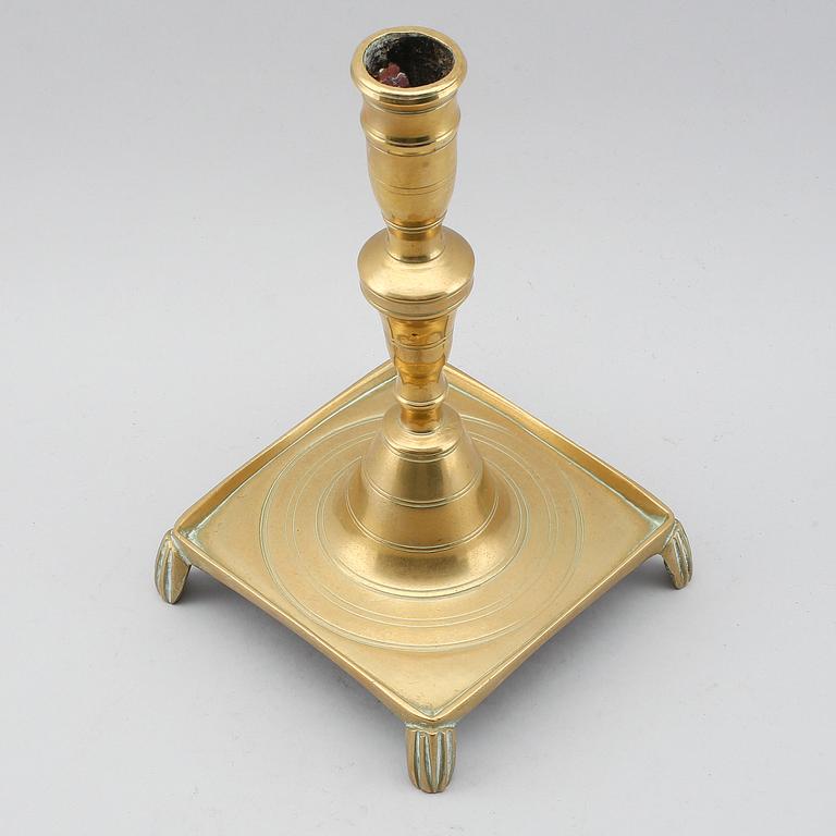 LJUSSTAKE, brons, 1600-tal.