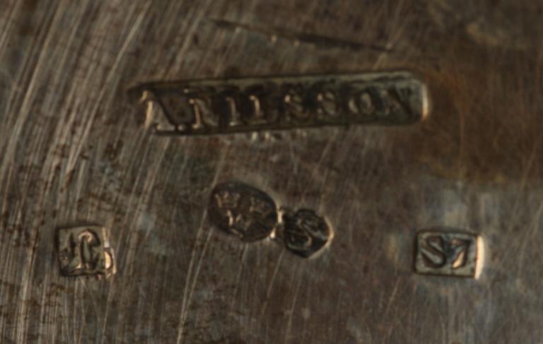 SKÅL PÅ FOT, silver, Anders Nilsson, Lund, 1944, vikt 358 gr.