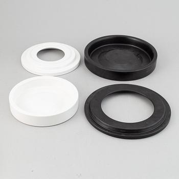 Angelo Mangiarotti & Franco Meneguzzo, a set of four 1960's ash trays.