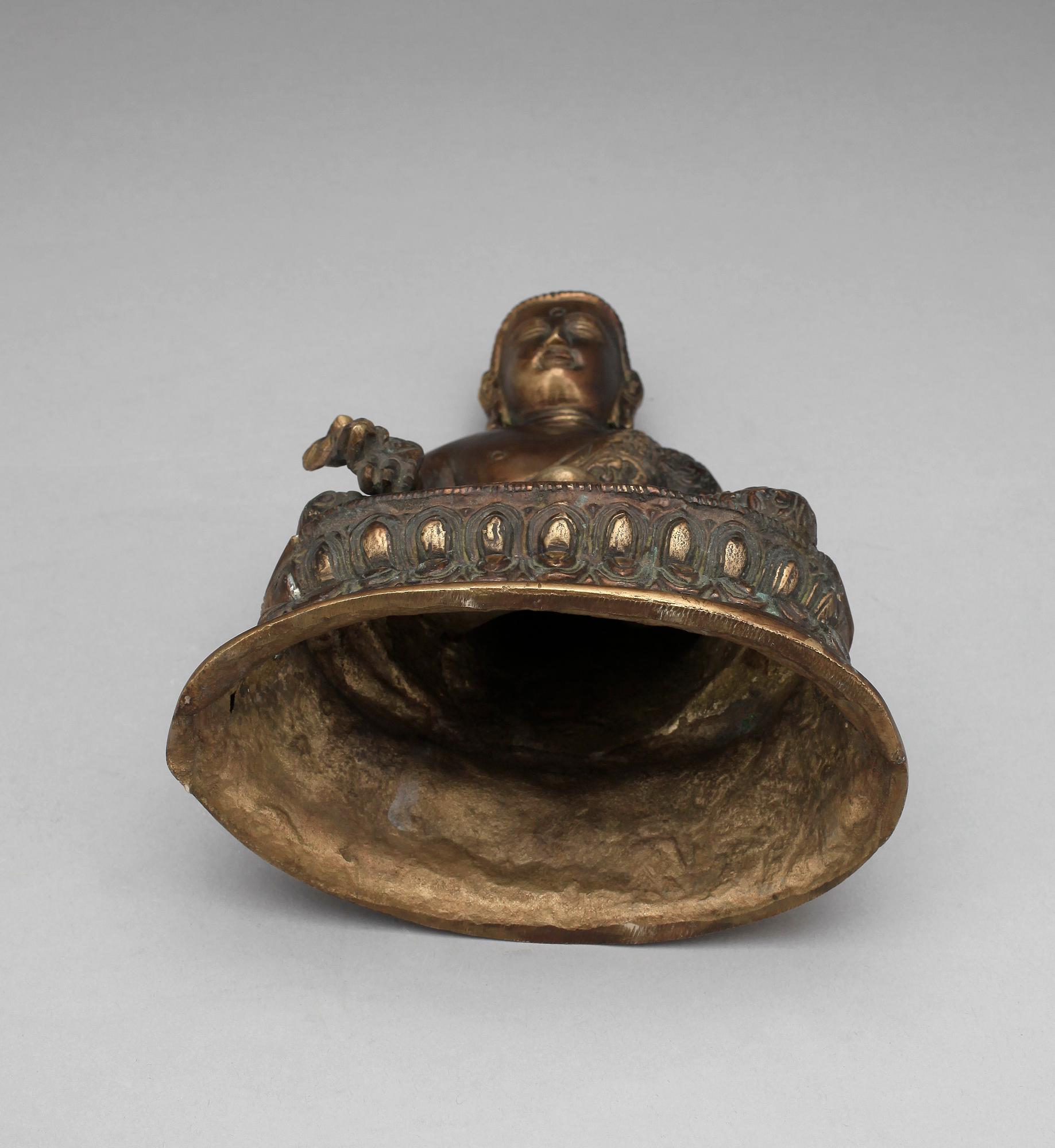 BUDDHA, brons, Kina, trol 1900-tal.